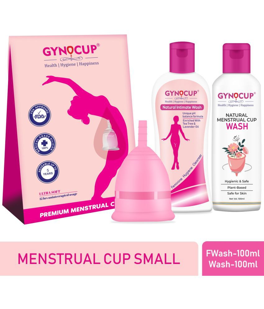 GynoCup - Silicone Reusable Menstrual Cup Small ( Pack of 3 )