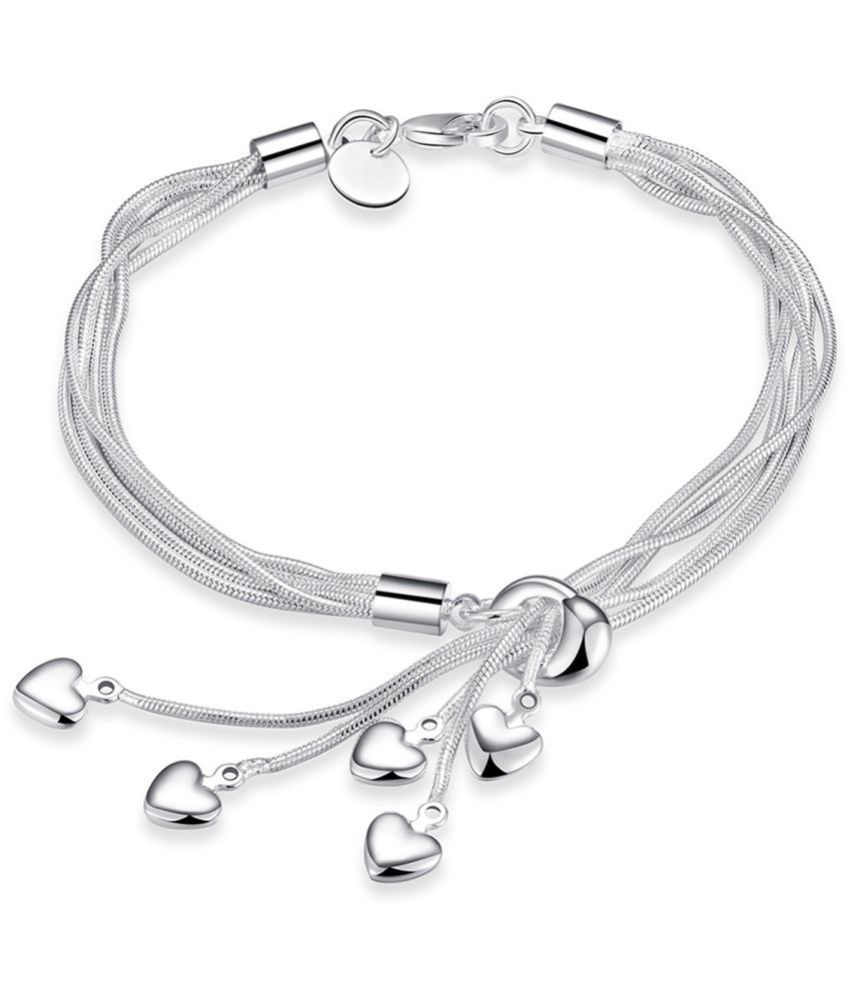     			Scintillare by Sukkhi - Silver Bracelet ( Pack of 1 )