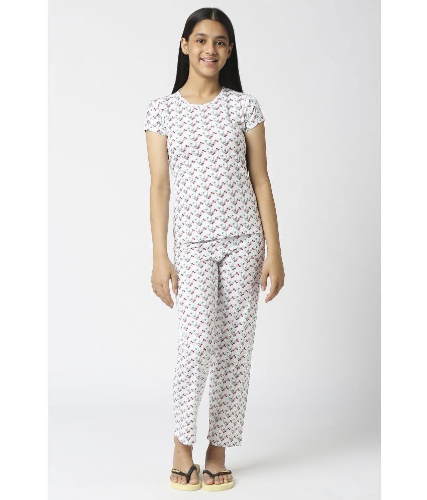    			Sini Mini - Multicolor Cotton Girls Top With Pajama ( Pack of 1 )