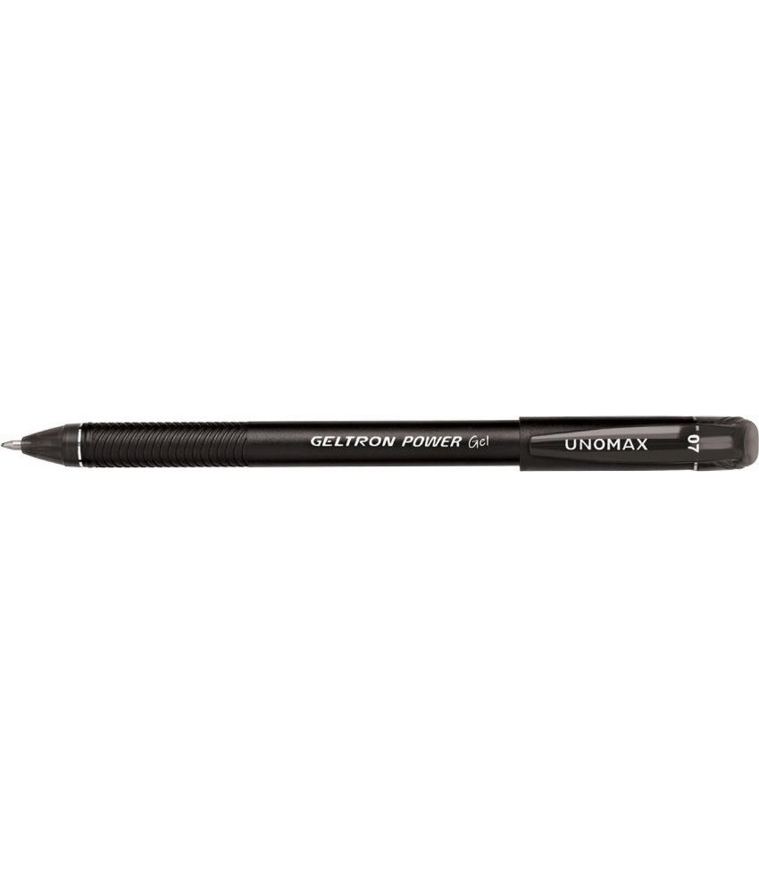     			UNOMAX Geltron Power Gel Pen (Pack of 10, Black)