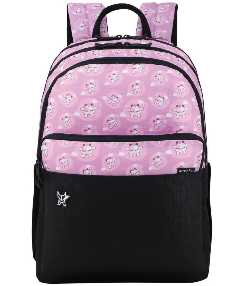     			Arctic Fox 21 Liters Silly Calf Pink School Backpack