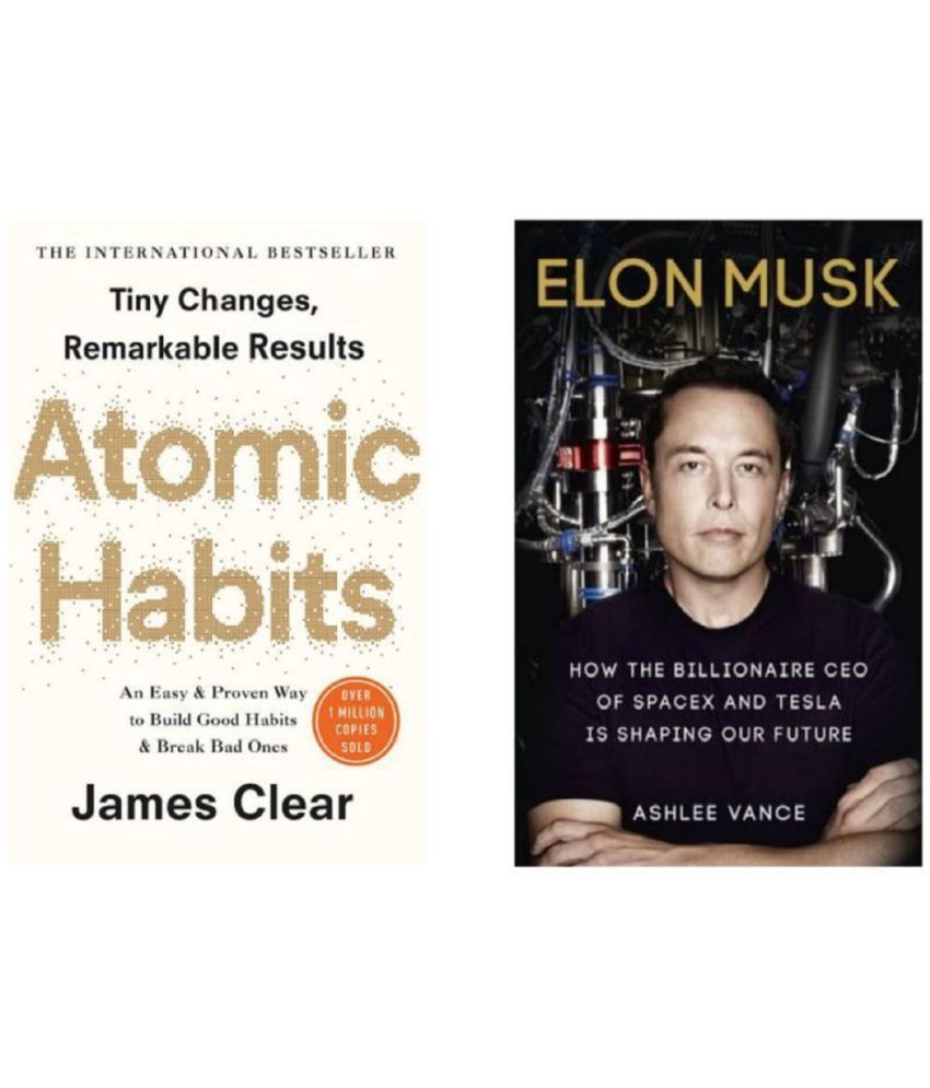     			( Combo of 2 books ) Atomic Habits & Elon Musk - Paperback