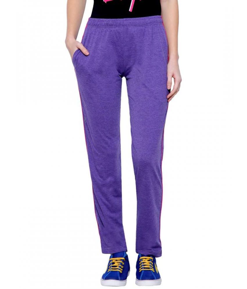    			DYCA - Purple Cotton Blend Women's Outdoor & Adventure Trackpants ( Pack of 1 )