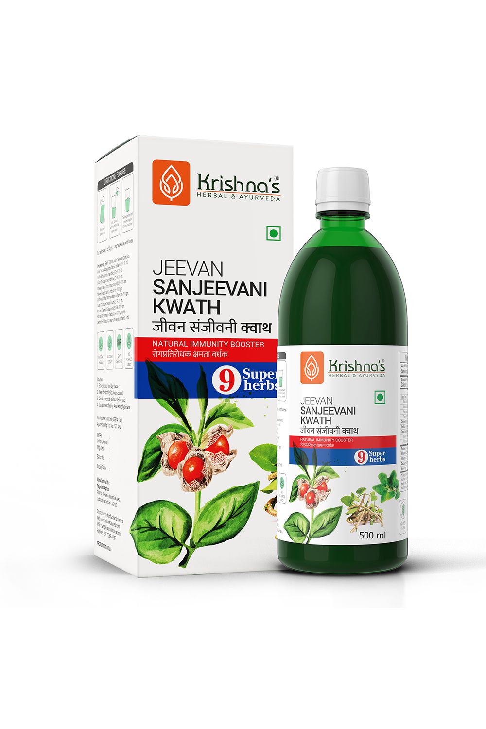     			Krishna's Herbal & Ayurveda Jeevan Sanjeevani Kwath 500ml