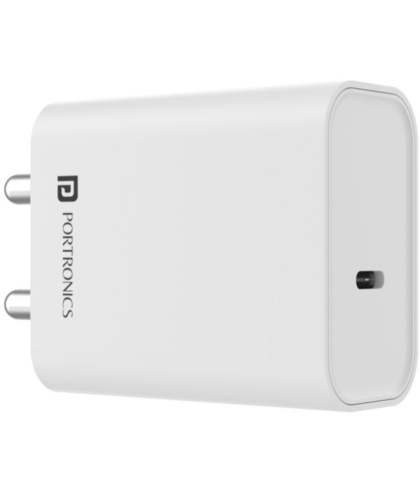     			Portronics - No Cable 3A Travel Charger