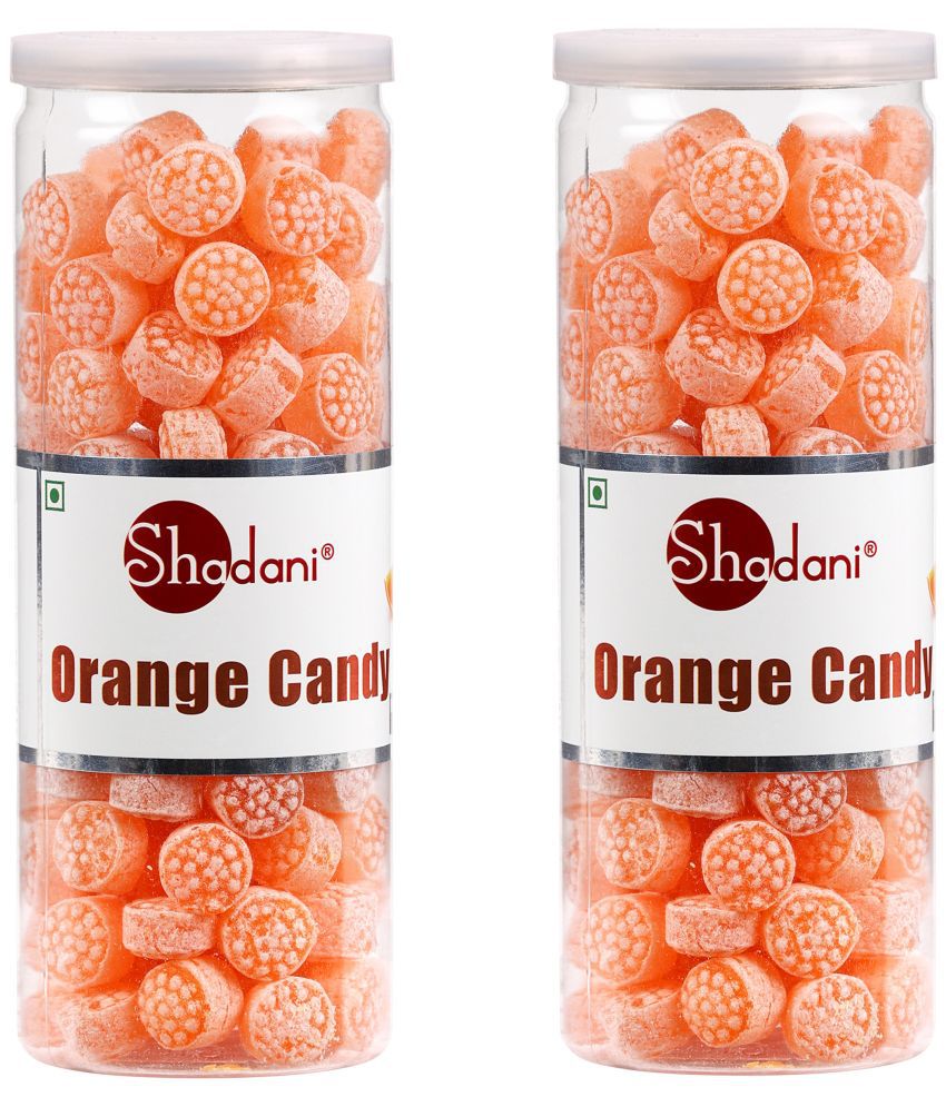     			Shadani Orange Candy Can 230g (Pack of 2)