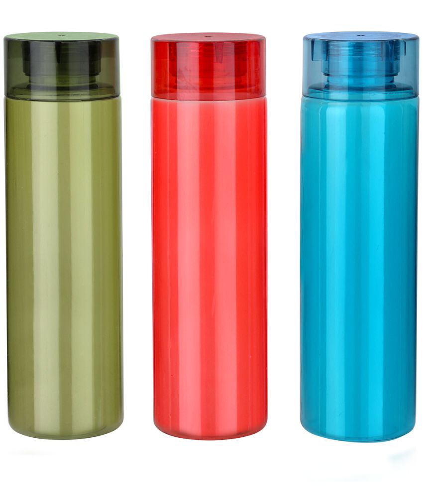     			iview kitchenware - School/College/Office Multicolour Water Bottle 700 mL ( Set of 3 )