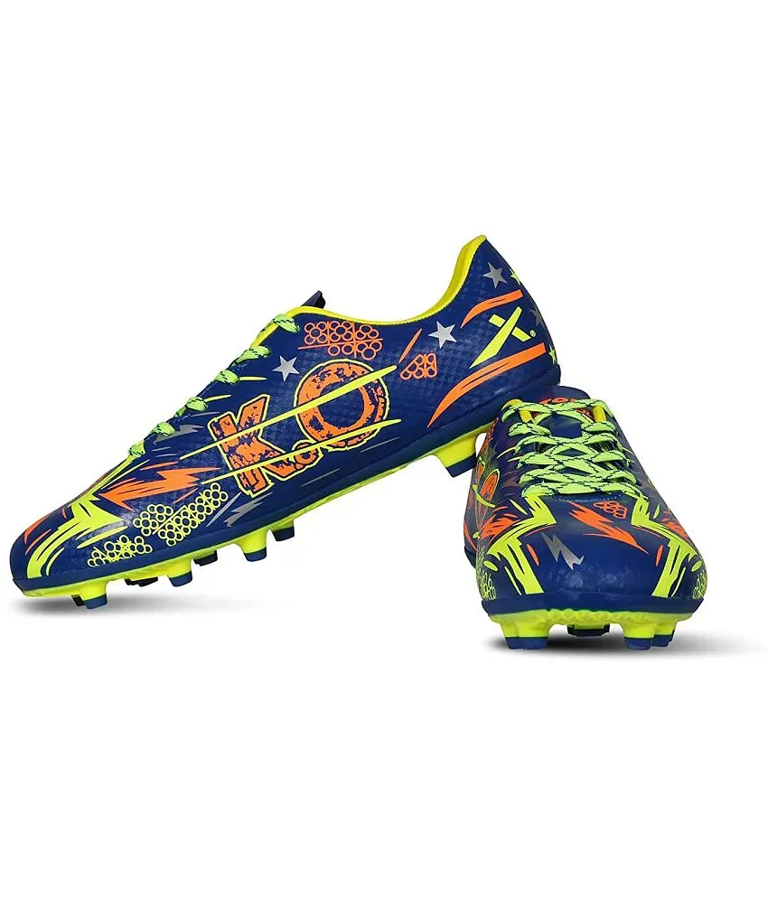 Vector X KNOCKOUT Blue Multi Color Football Shoes Buy Vector X