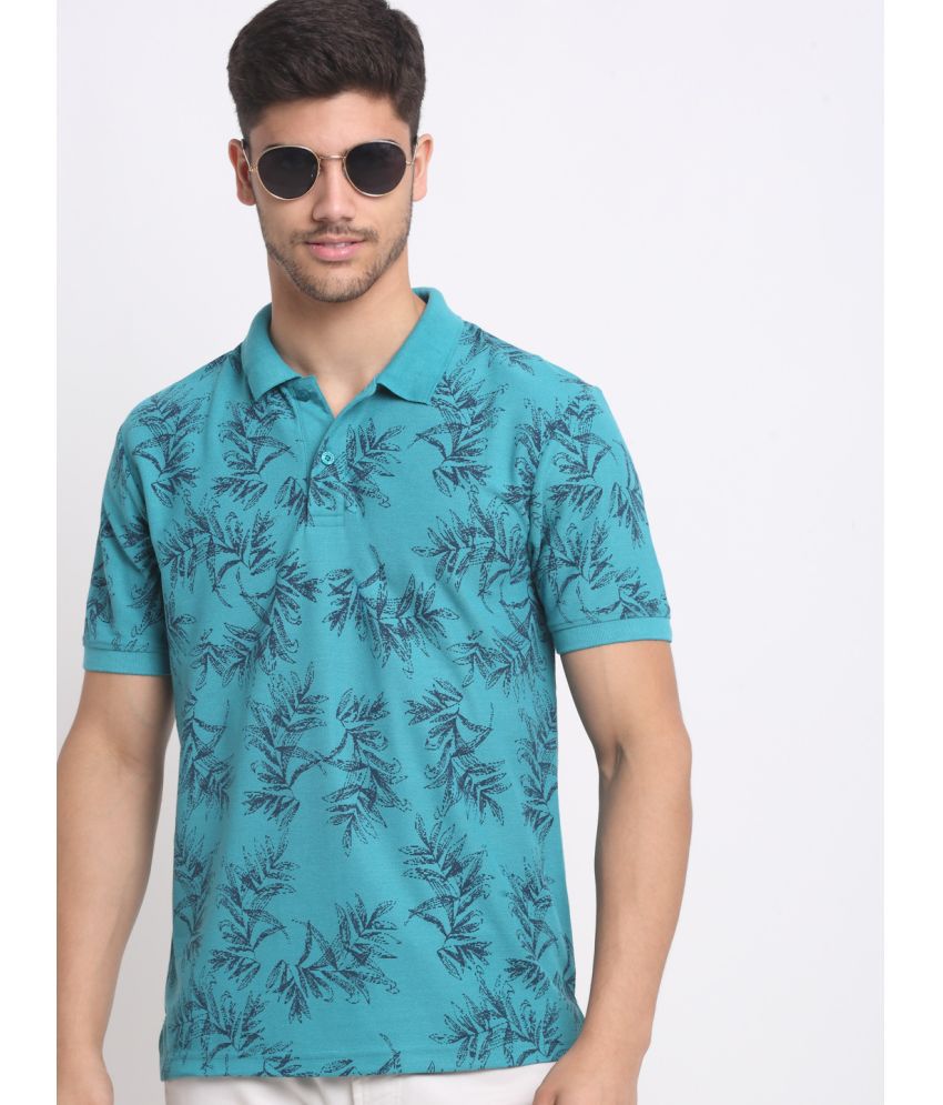     			Affordable AF - Sea Green Cotton Blend Regular Fit Men's Polo T Shirt ( Pack of 1 )