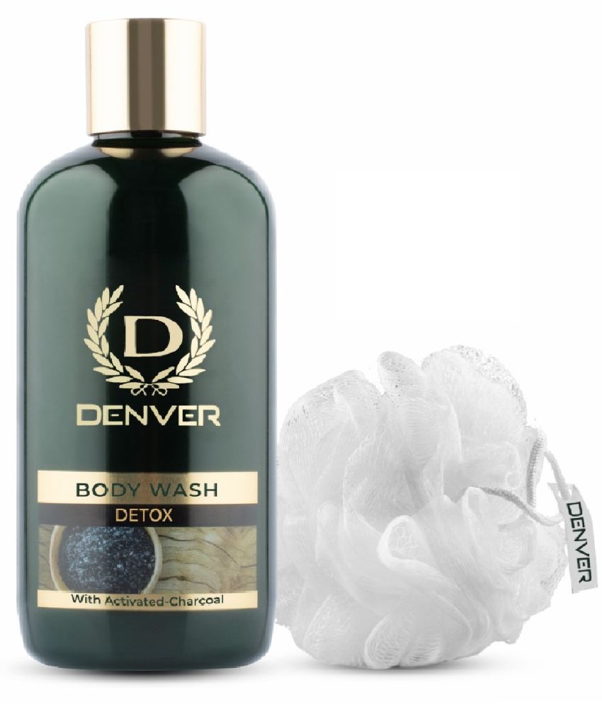     			Denver DENVER Bodywash With Activated Charcoal for Antipollution & Detox  With Loofah Body Wash 325 mL