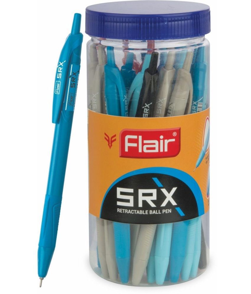     			FLAIR SRX Jar Ball Pen (Pack of 25, Blue)