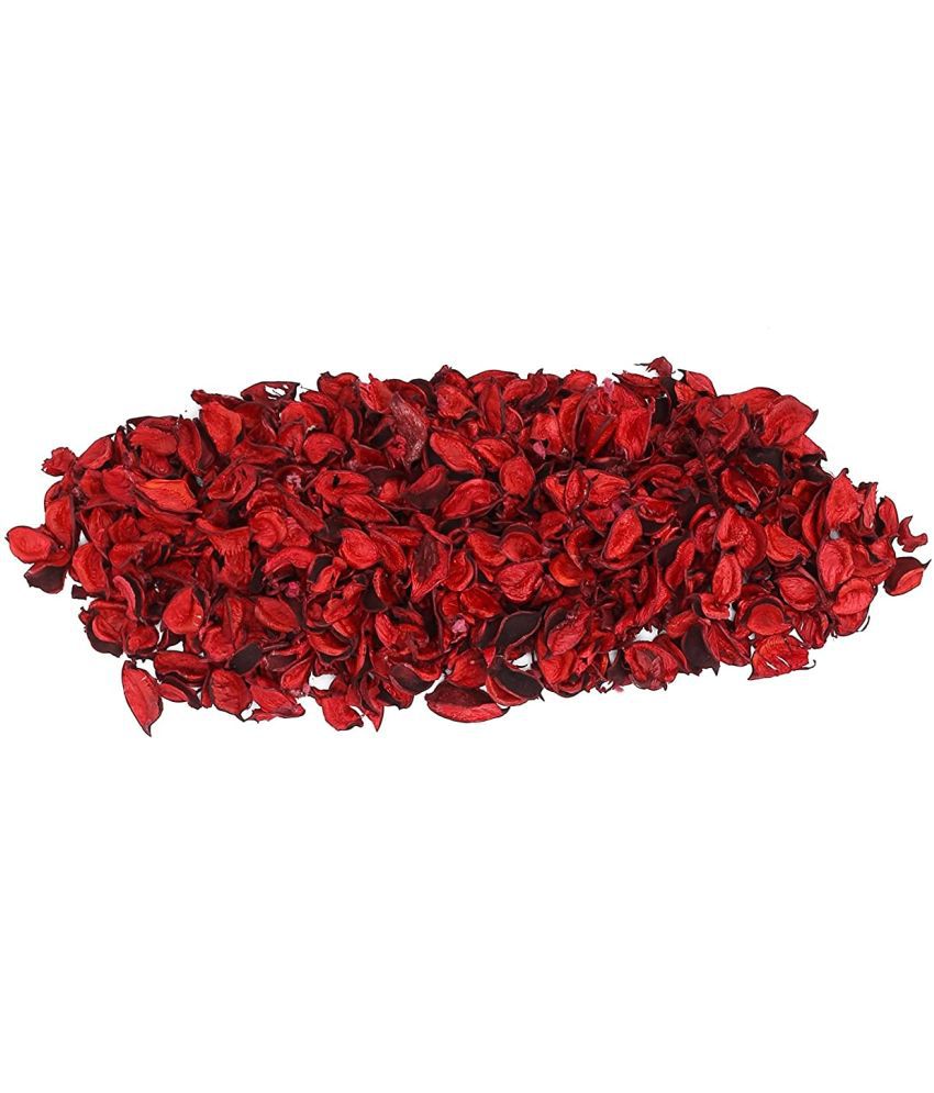     			PRANSUNITA - Other Potpourri Color Red 500 GMS, 100% Natural 1800 Leaves ( Pack of 1 )