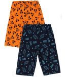 BODYCARE MICKEY & FRIENDS BOYS CAPRI Pack Of 2-Orange Flame & Navy