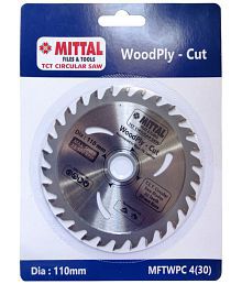 MITTAL 4"/110MM 30 Teeth TCT CIRCULAR SAW BLADE FOR WOOD CUTTING PREMIUM QUALITY Best For Wood, PLY Wood,MDF &amp; Solid Wood. Wood Cutter