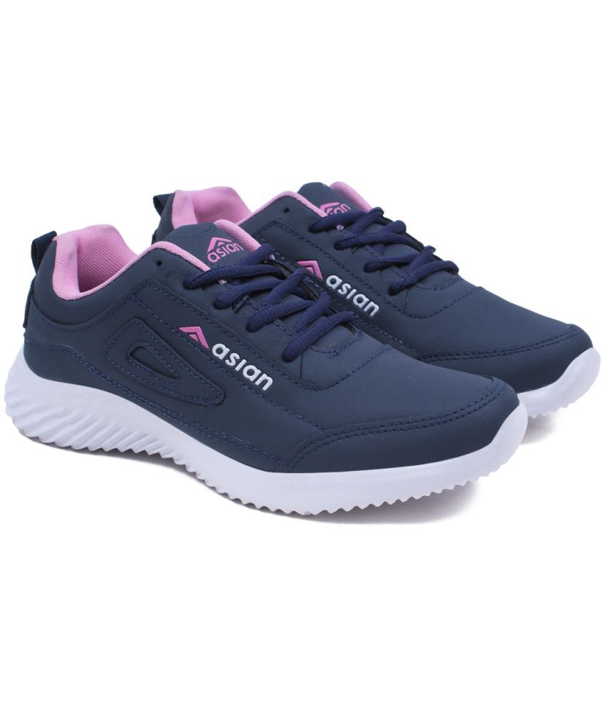     			ASIAN - Navy Women's Running Shoes