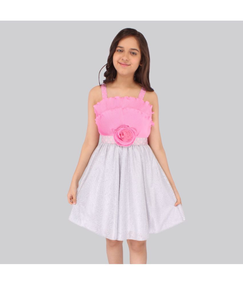     			Cutecumber - Pink Polyester Girls A-line Dress ( Pack of 1 )