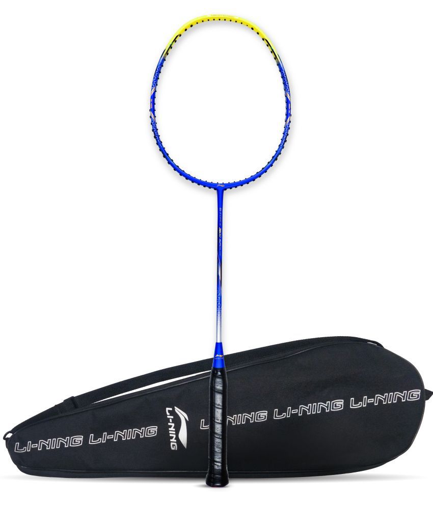     			Li-Ning G-Force 3600 Superlite Carbon Fibre Unstrung Badminton Racket (Blue, Yellow, G4 - 4 1/2 inches)
