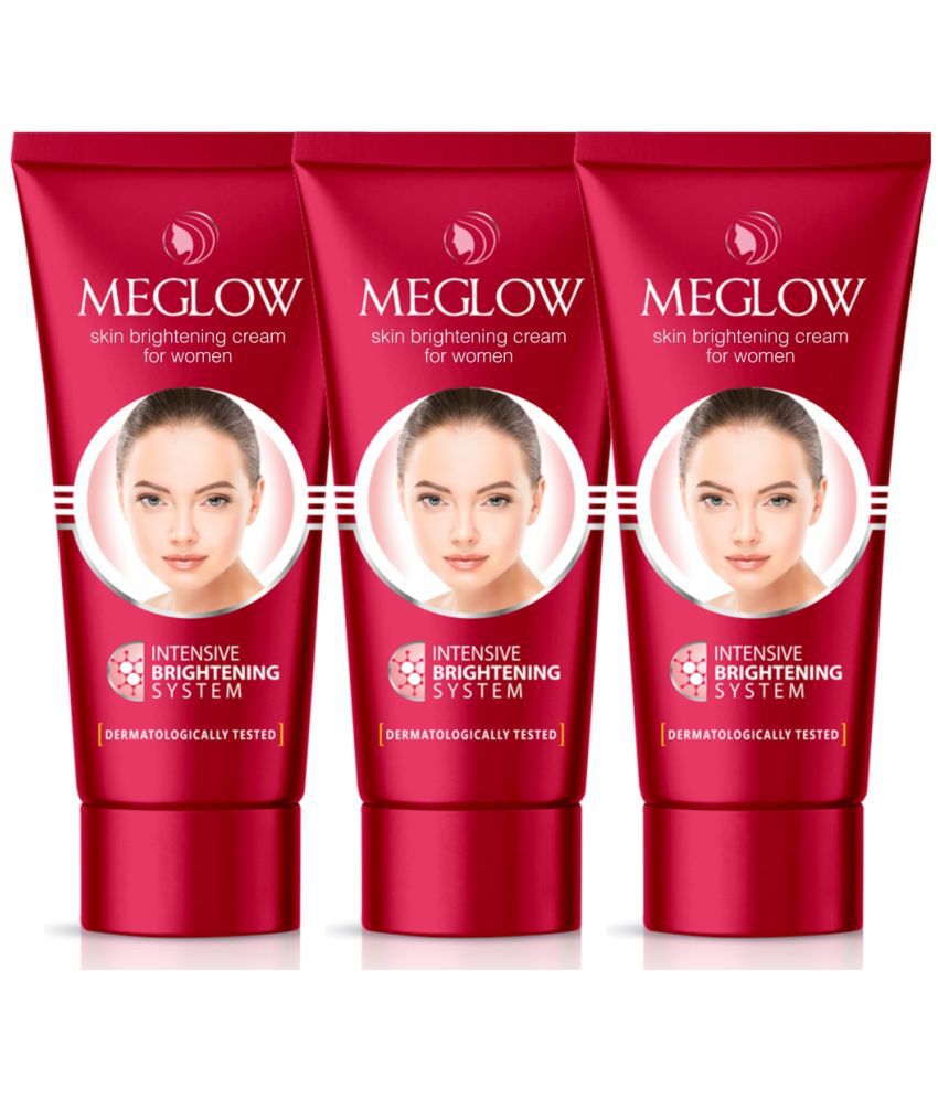     			Meglow Fairness Cream for Women 50g (Pack of 3) 3 (150 g)
