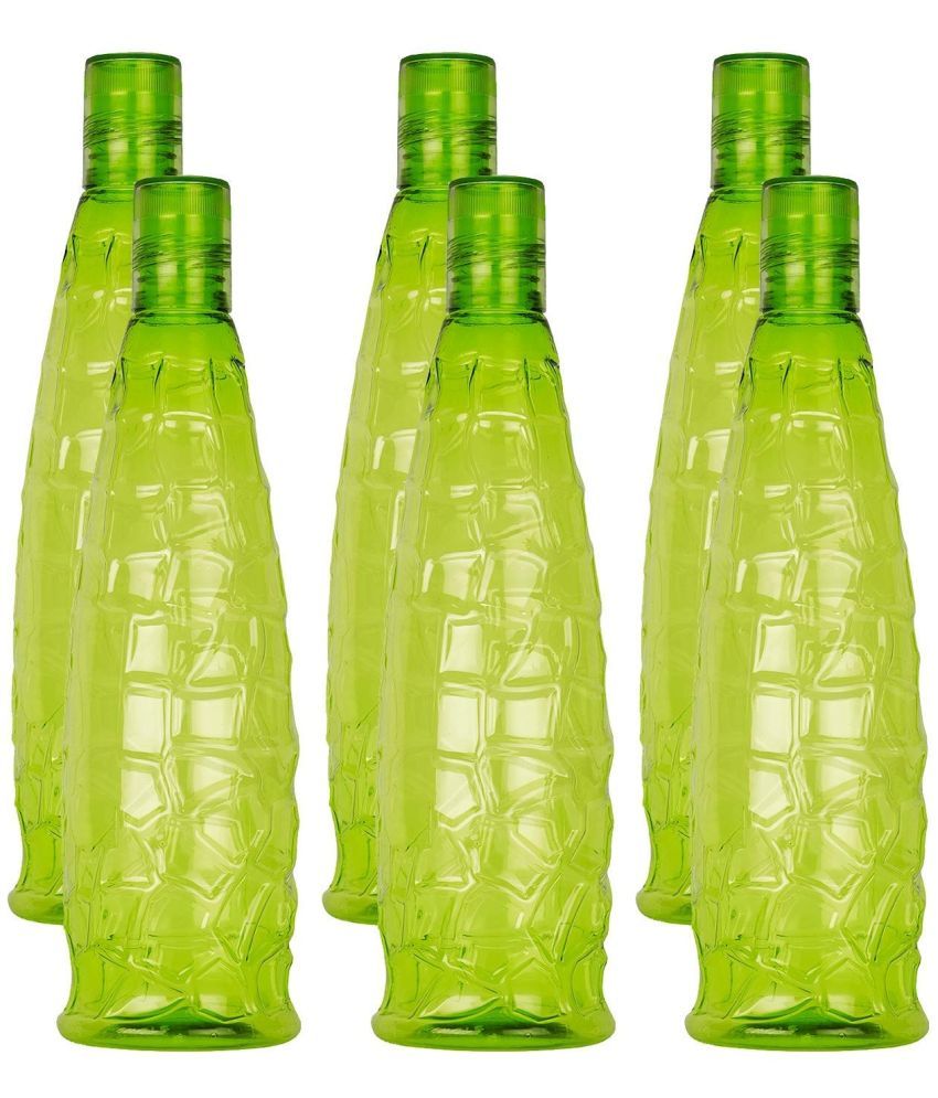     			Oliveware - Green Water Bottle 1000 mL ( Set of 6 )