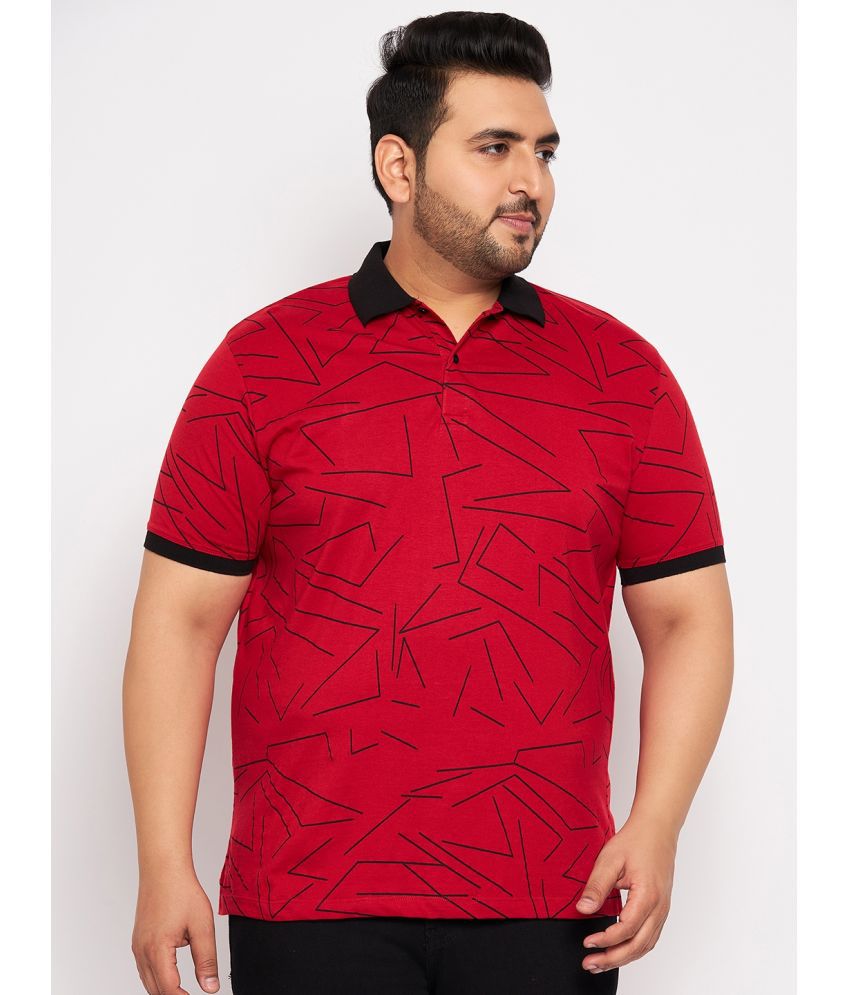     			Wild West - Red Cotton Regular Fit Men's Sports Polo T-Shirt ( Pack of 1 )