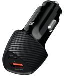 Portronics Car Mobile Charger POR-1934 Black