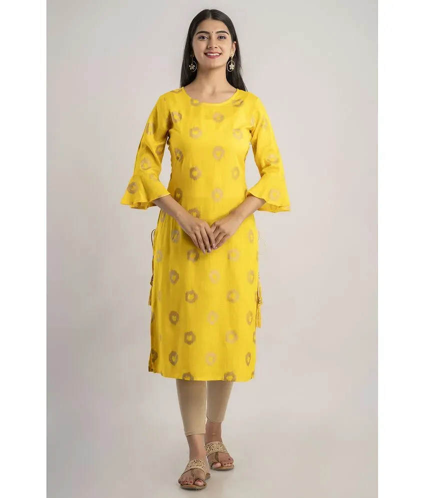 Snapdeal deals yellow kurti