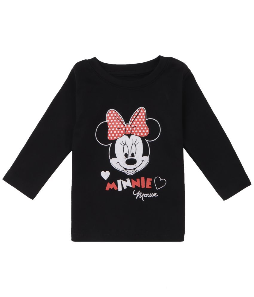     			Bodycare Minnie & Friends Girls Sweat Shirt Round Neck Full Sleeves Solid Black Pack Of 1