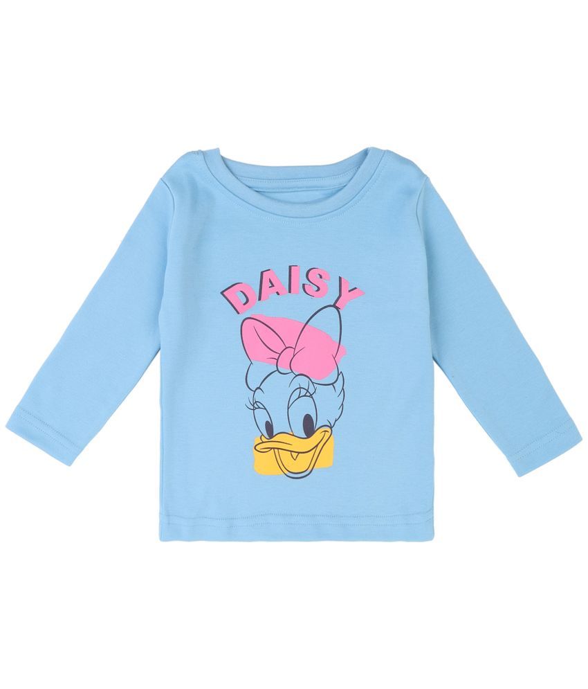     			Bodycare Minnie & Friends Girls Sweat Shirt Round Neck Full Sleeves Solid Medium Blue Pack Of 1