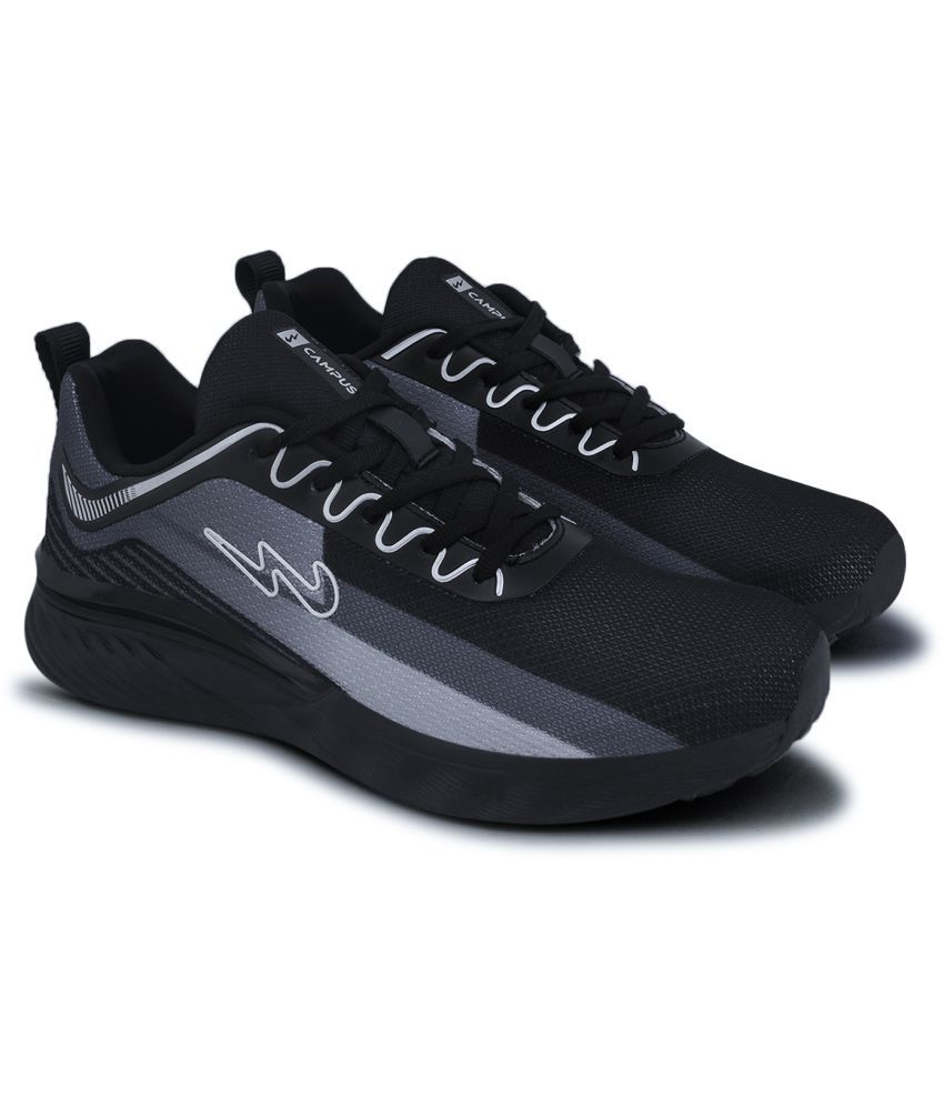     			Campus - LUCAS Black Men's Sports Running Shoes