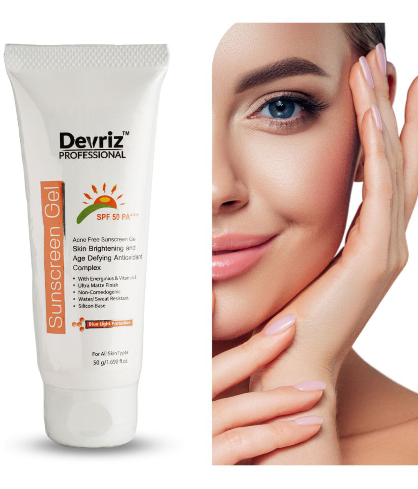     			Devriz Professional - SPF 50 Sunscreen Cream For All Skin Type ( Pack of 1 )