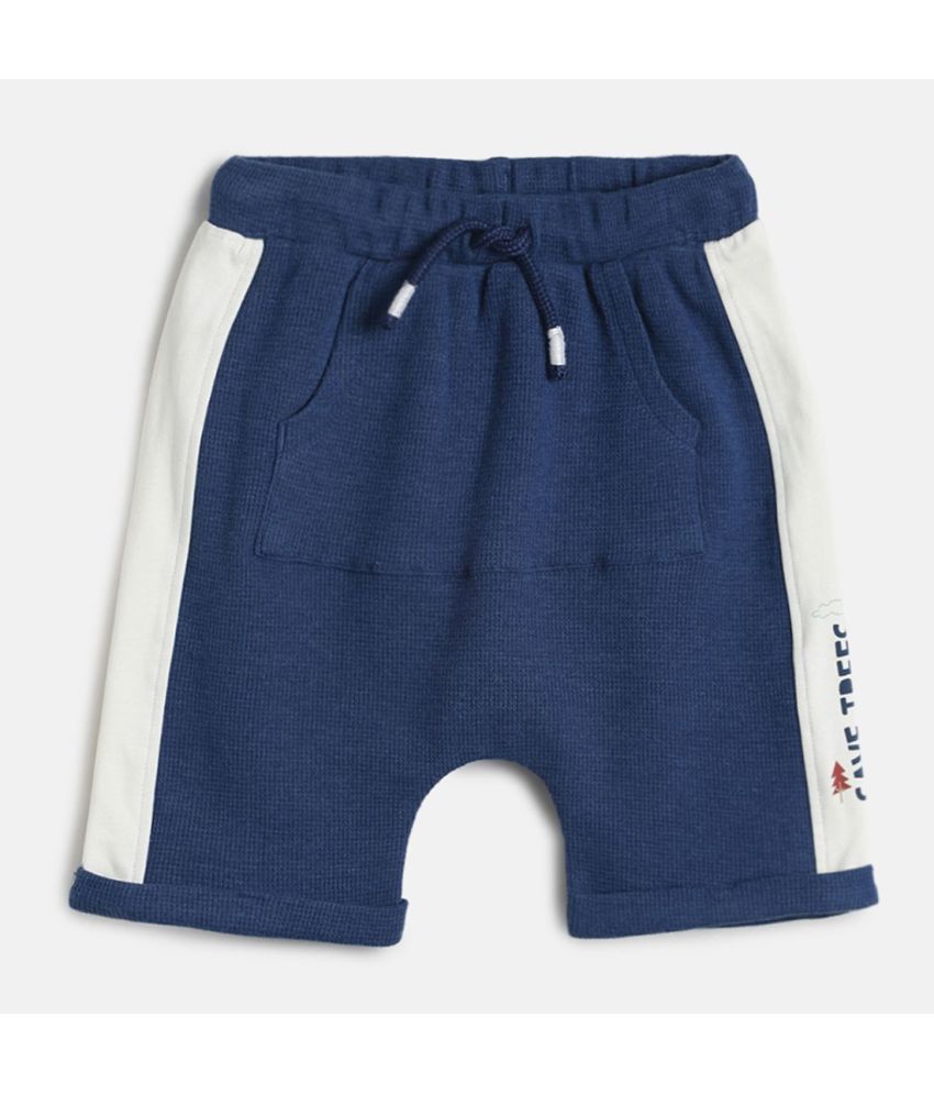     			MINI KLUB Baby Boys Navy Knit Shorts Pack of 1