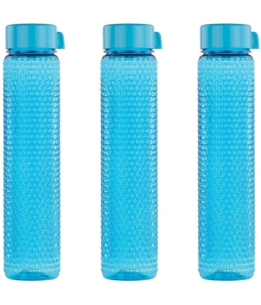     			Oliveware - Blue Water Bottle 400 mL ( Set of 3 )