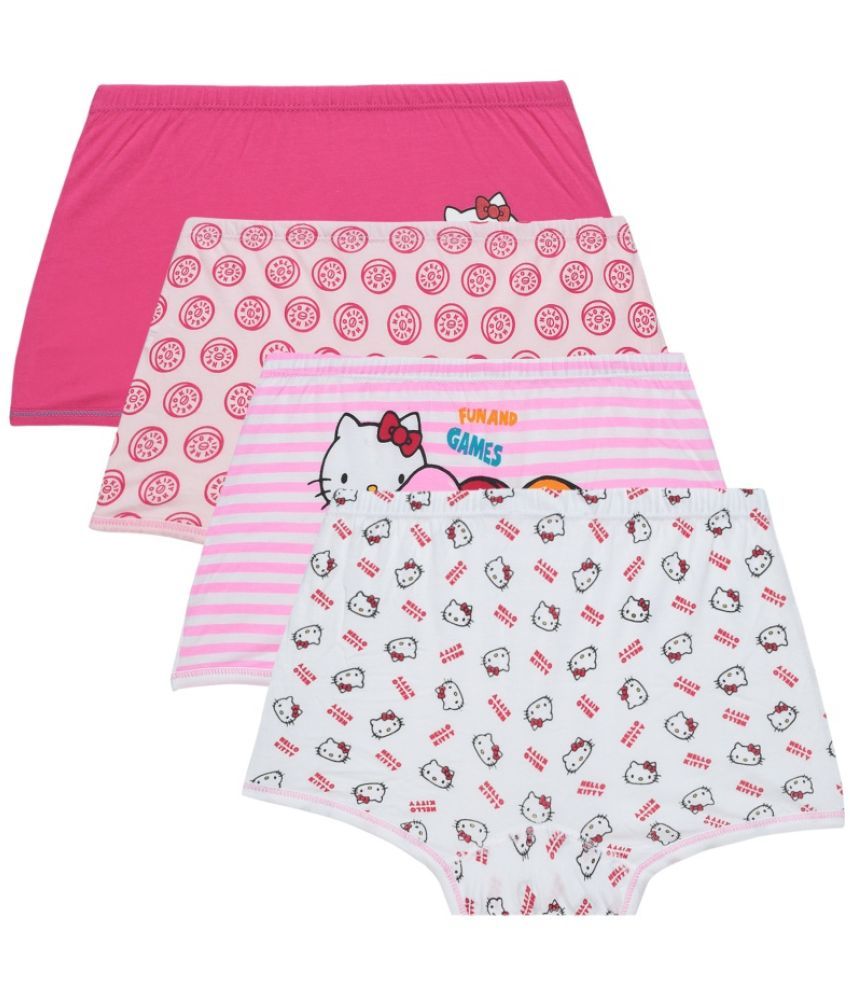     			PRINCESS ALL GIRLS SHORTS   ASSORTED Pack Of 4