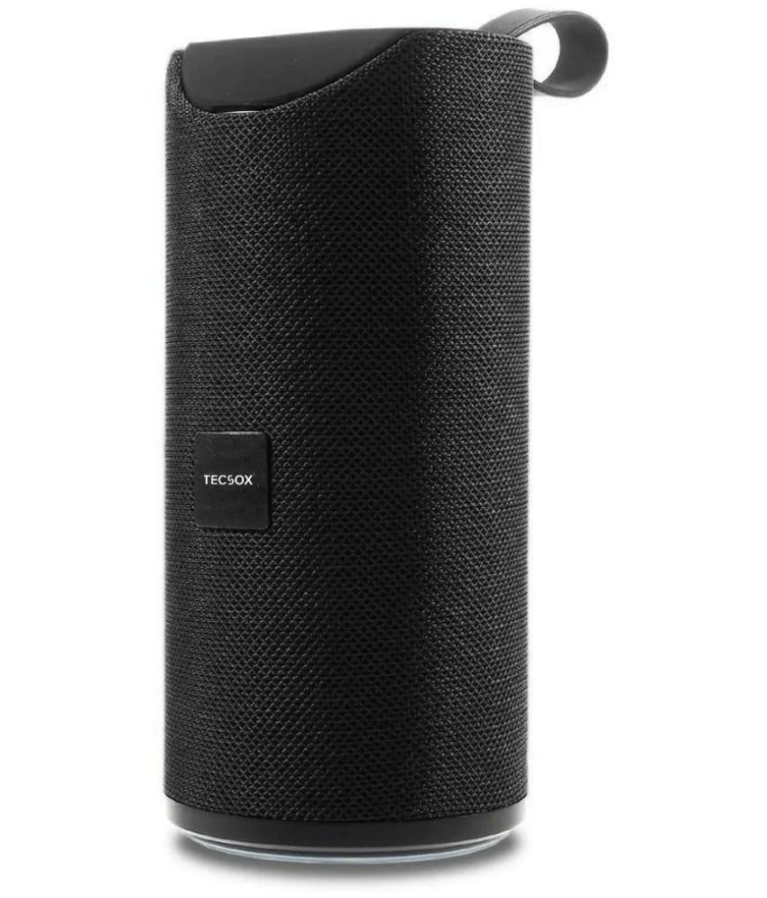     			Tecsox Stone Speaker 5 W Bluetooth Speaker Bluetooth v5.0 with USB,SD card Slot,Aux,3D Bass Playback Time 6 hrs Black