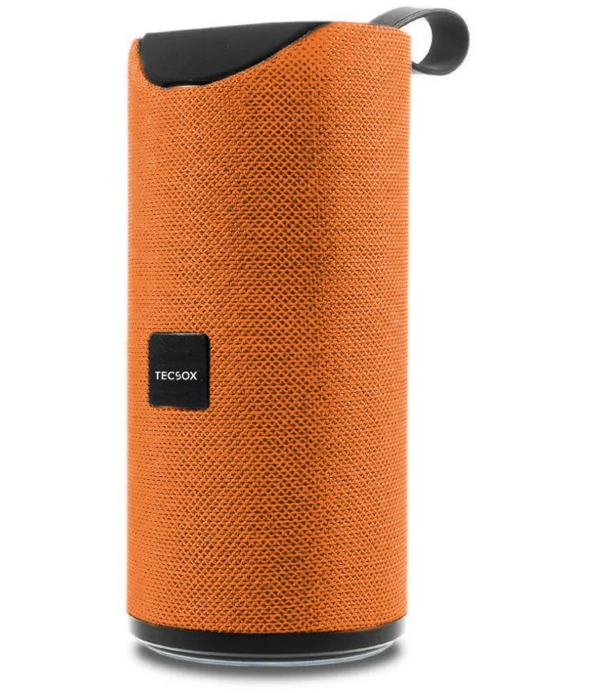     			Tecsox Stone Speaker 5 W Bluetooth Speaker Bluetooth v5.0 with USB,SD card Slot,Aux,3D Bass Playback Time 4 hrs Orange