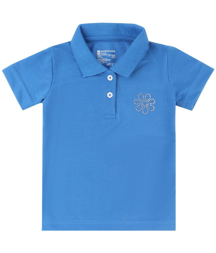     			Bodycare - Blue Cotton Blend Girls T-Shirt ( Pack of 1 )