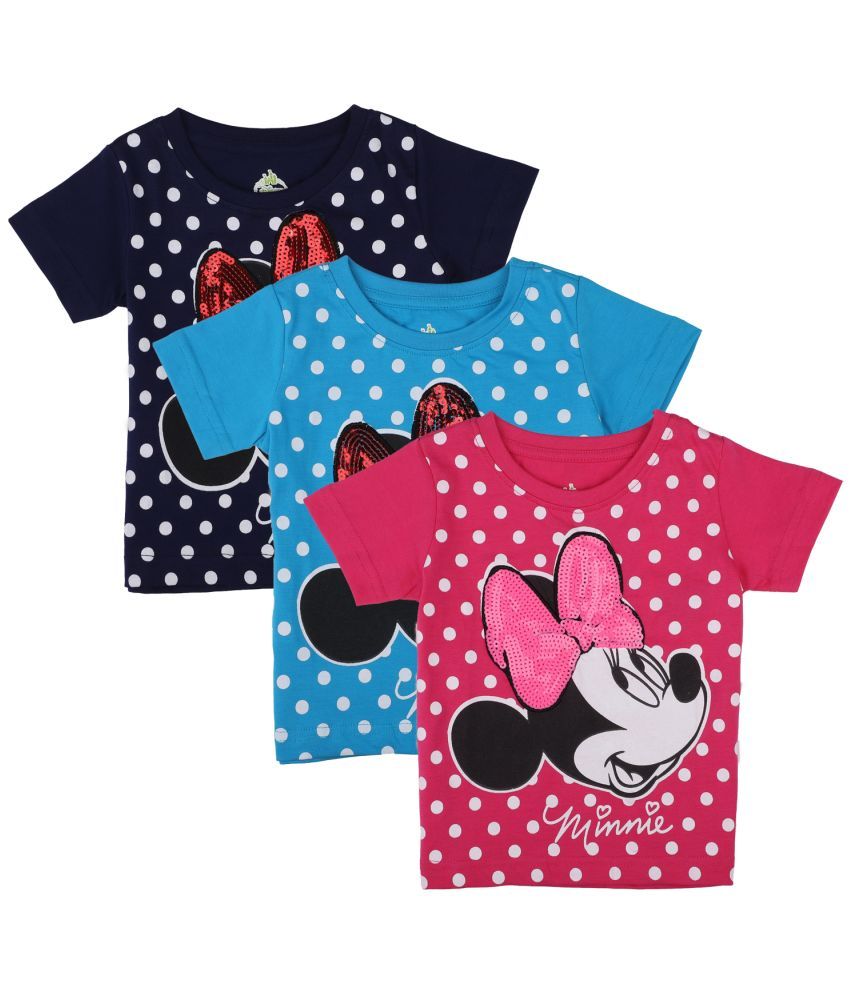     			Bodycare - Multi Baby Girl T-Shirt ( Pack of 3 )