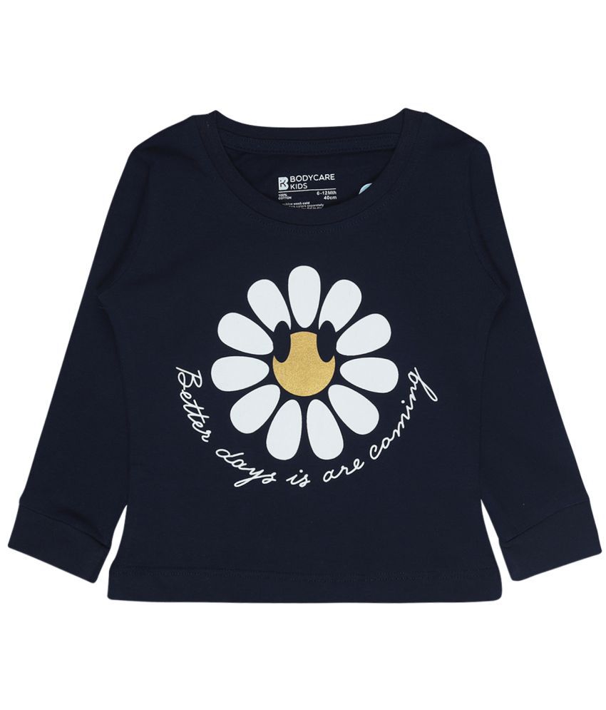     			Bodycare - Navy Baby Girl T-Shirt ( Pack of 1 )