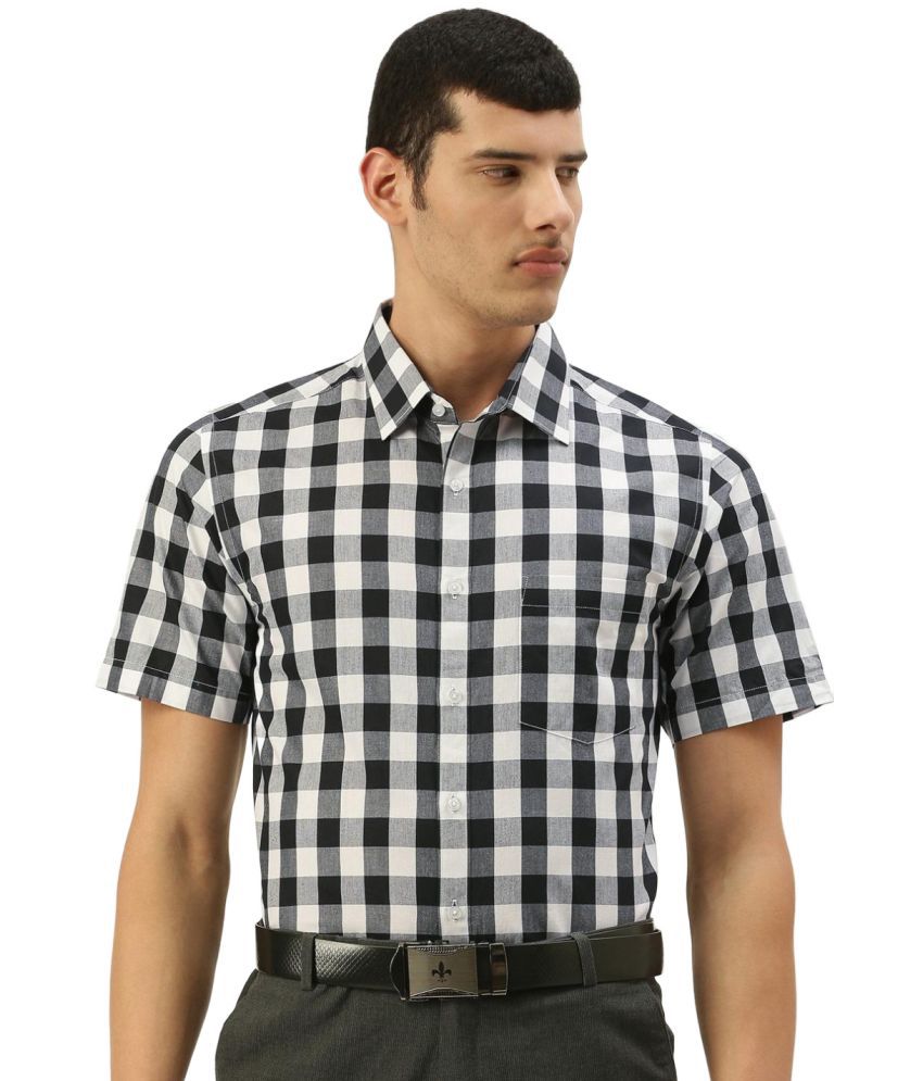     			IVOC - Black Cotton Slim Fit Men's Formal Shirt ( Pack of 1 )
