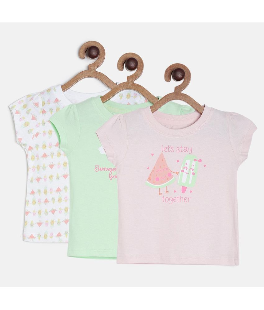     			MINI KLUB Pack of 1 Baby Girls Cotton Top ( Multi )