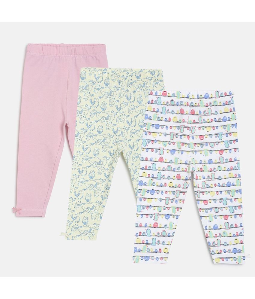     			MINI KLUB - Multicolor Cotton Legging For Baby Girl ( Pack of 1 )