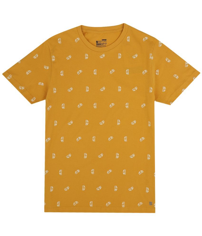     			Proteens Pack of 1 Boys Cotton Blend T-Shirt ( Mustard )