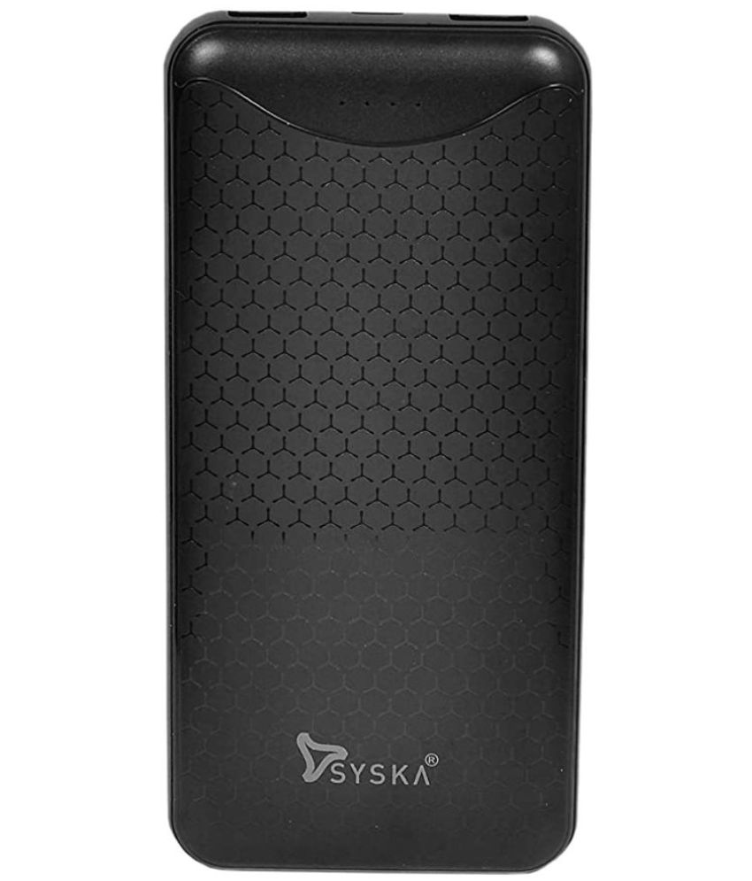     			Syska 10000 -mAh 12W Li-Polymer Power Bank