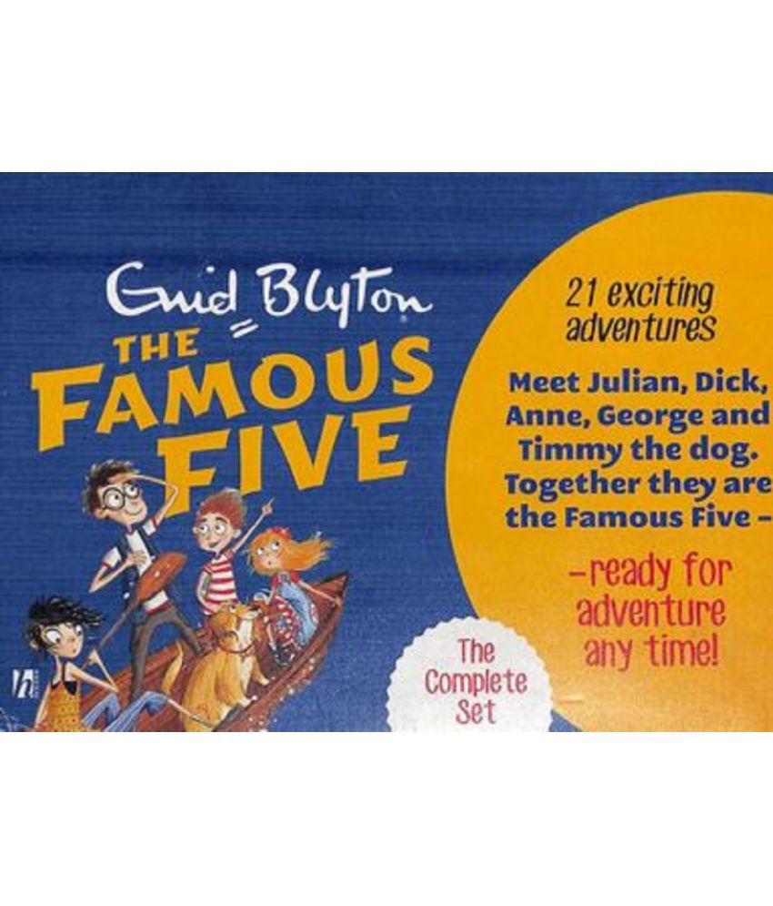     			FAMOUS FIVE COMPLETE BOX SET OF 21 TITLES BY Enid Blyton