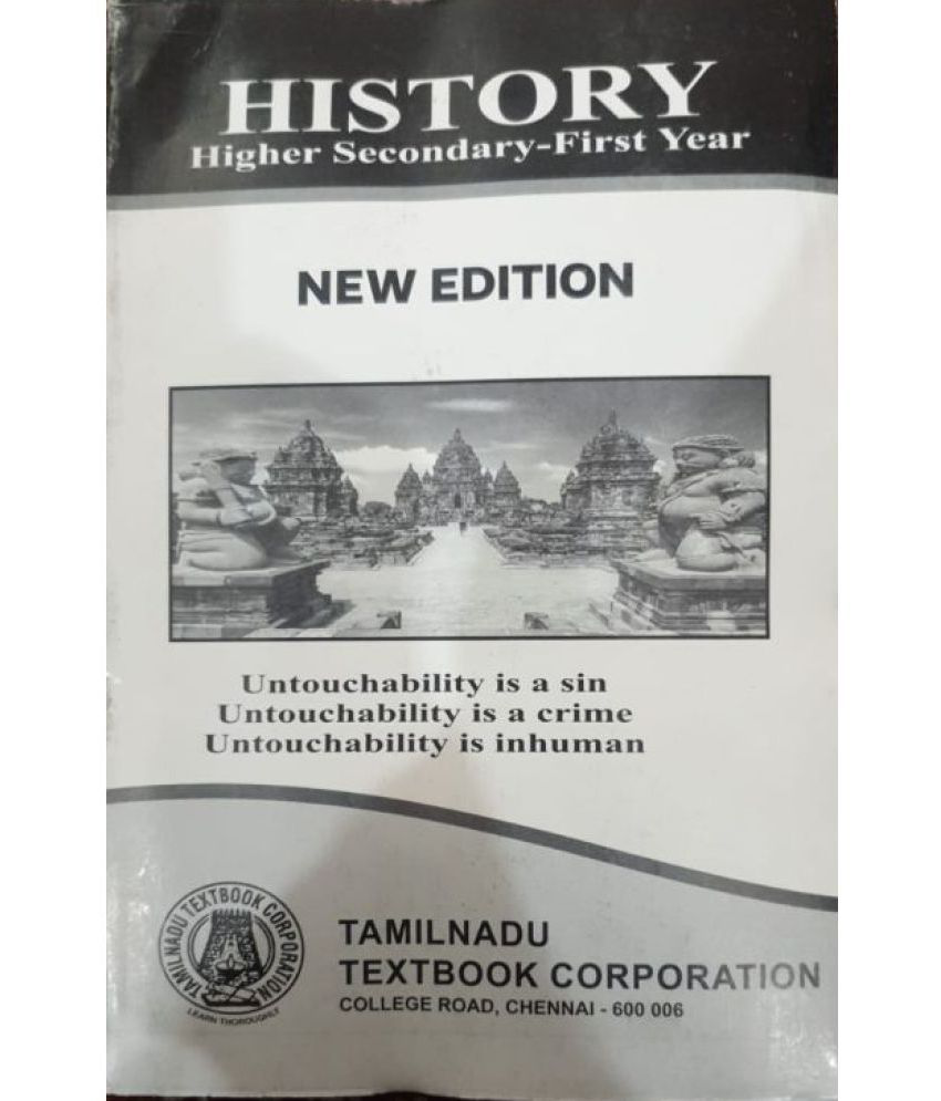     			History Higher Secondary First Year by Dr Shanthi jubilee, Tmt. S.K. Rajeswari (Tamilnadu Text Book Corporation)