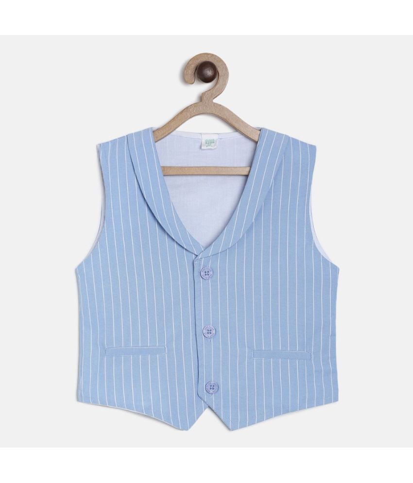     			MINI KLUB - Blue Cotton Boys Waistcoat ( Pack of 1 )