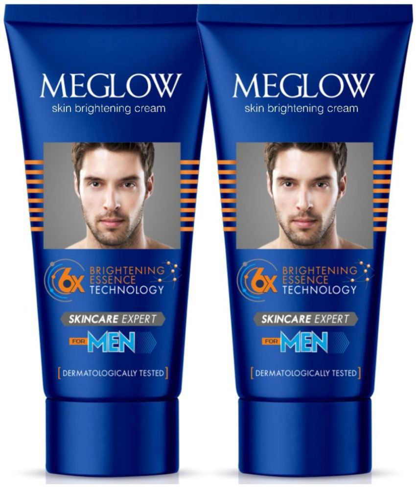     			Meglow Men's Fairness Cream- 50g, Pack f 2