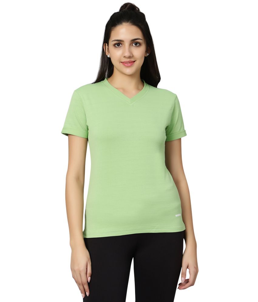     			Omtex Green Polyester Tees - Single