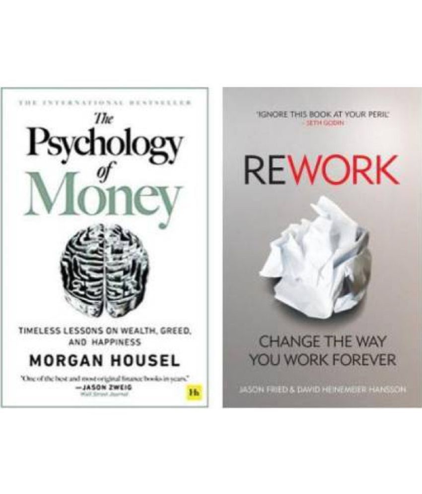     			The Psychology Of Money + Rework (Paperback, Morgan Housel, Heinemeier Hansson David)
