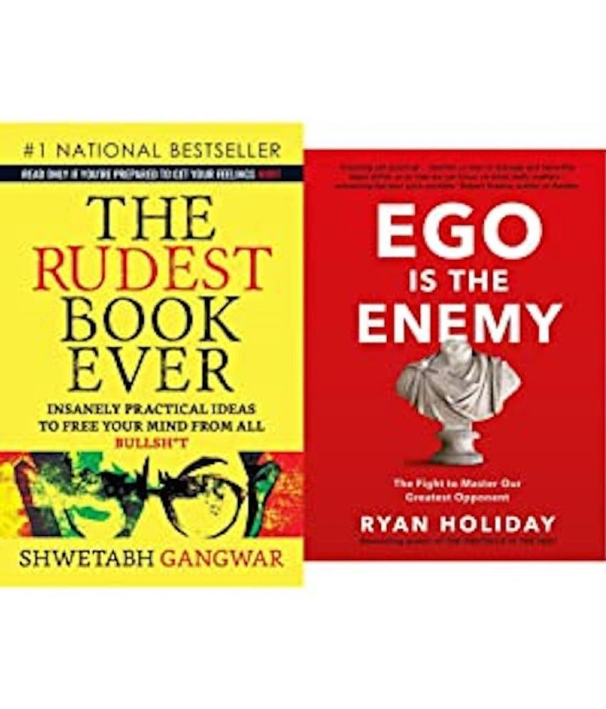     			The Rudest Book Ever + Ego is the Enemy Books Combo